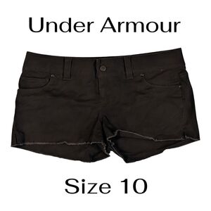 Under Armour Women's Black Jean Cutoff Shorts